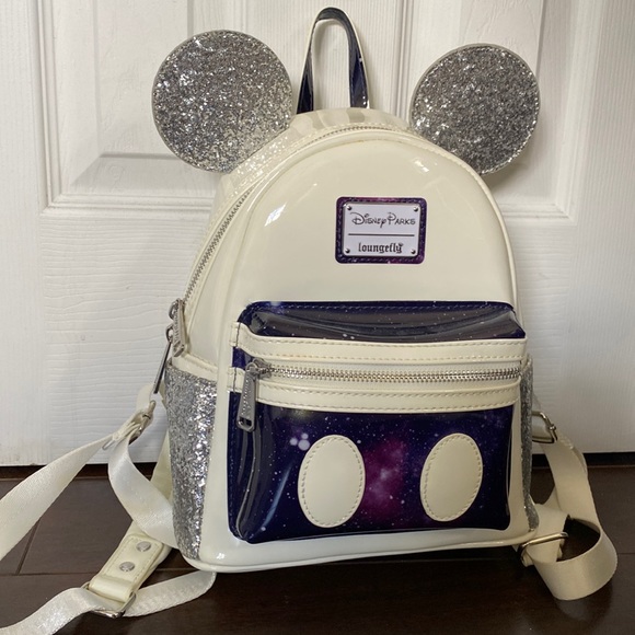 Loungefly Handbags - Lounge fly Mickey Mouse main attraction 50th anniversary space Mountain bag
